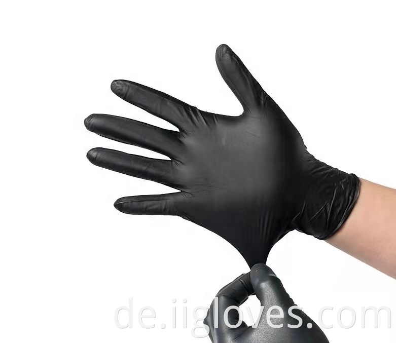 latexpulverfreie Handschuh Guantes DeSchables de Nitrilo XS USO Medico Einweg -Latex -Nitrilhandschuhe